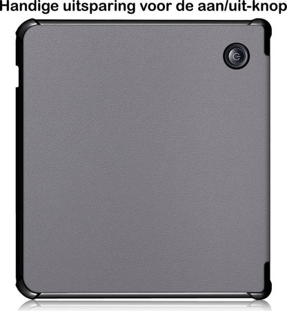 Kobo Libra H2O Trifold Hoesje - Grijs