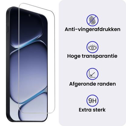 OnePlus 15R Screenprotector Gehard Glas - Anti-kras