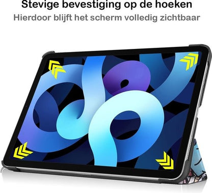 iPad Air 2020 Trifold Bookcase Hoes - Graffity