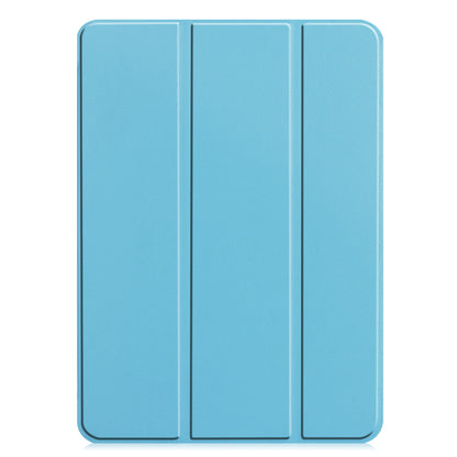 iPad Pro 2021 (11 inch) Hoesje Book Case Met Apple Pencil Uitsparing - Lichtblauw