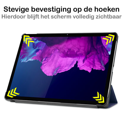 Lenovo Tab P11 Plus Hoesje Book Case - Donkerblauw