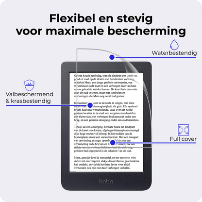 Kobo Nia Screenprotector Soft TPU - Full Screen