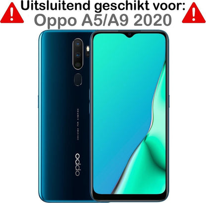 OPPO A5/A9 2020 Screenprotector Gehard Glas - Anti-kras