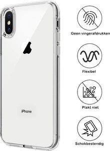 iPhone Xs Max Hoesje Siliconen Backcover Lichtgewicht - Transparant