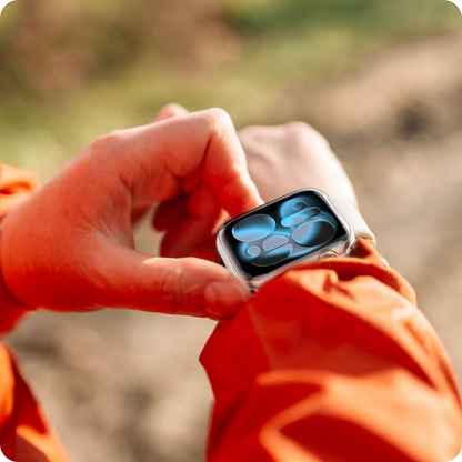 Apple Watch 11 42 mm Hoesje Siliconen Backcover Lichtgewicht - Transparant