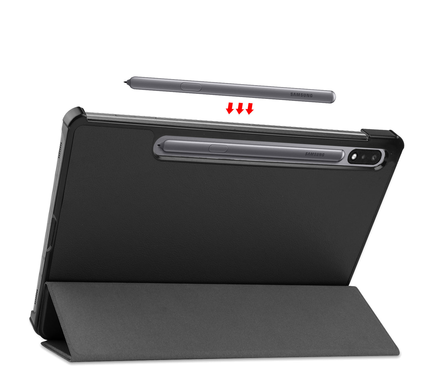 Samsung Galaxy Tab S8 Hoesje Book Case - Zwart