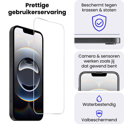 iPhone 16e Screenprotector Gehard Glas - Volledige dekking