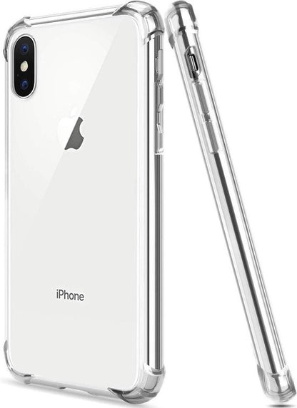 iPhone X Hoesje Shockproof Backcover Siliconen - Transparant