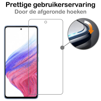 Samsung A53 Screenprotector Gehard Glas - Anti-kras