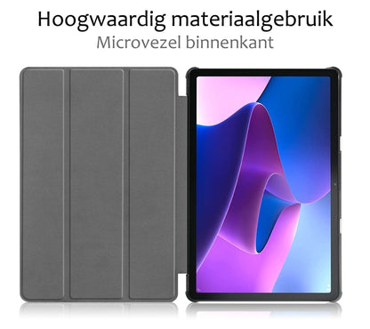 Lenovo Tab M10 (3rd gen) Trifold Bookcase Hoes - Lichtblauw