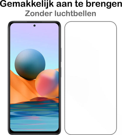 Xiaomi Redmi Note 10 Pro Screenprotector Gehard Glas - Anti-kras