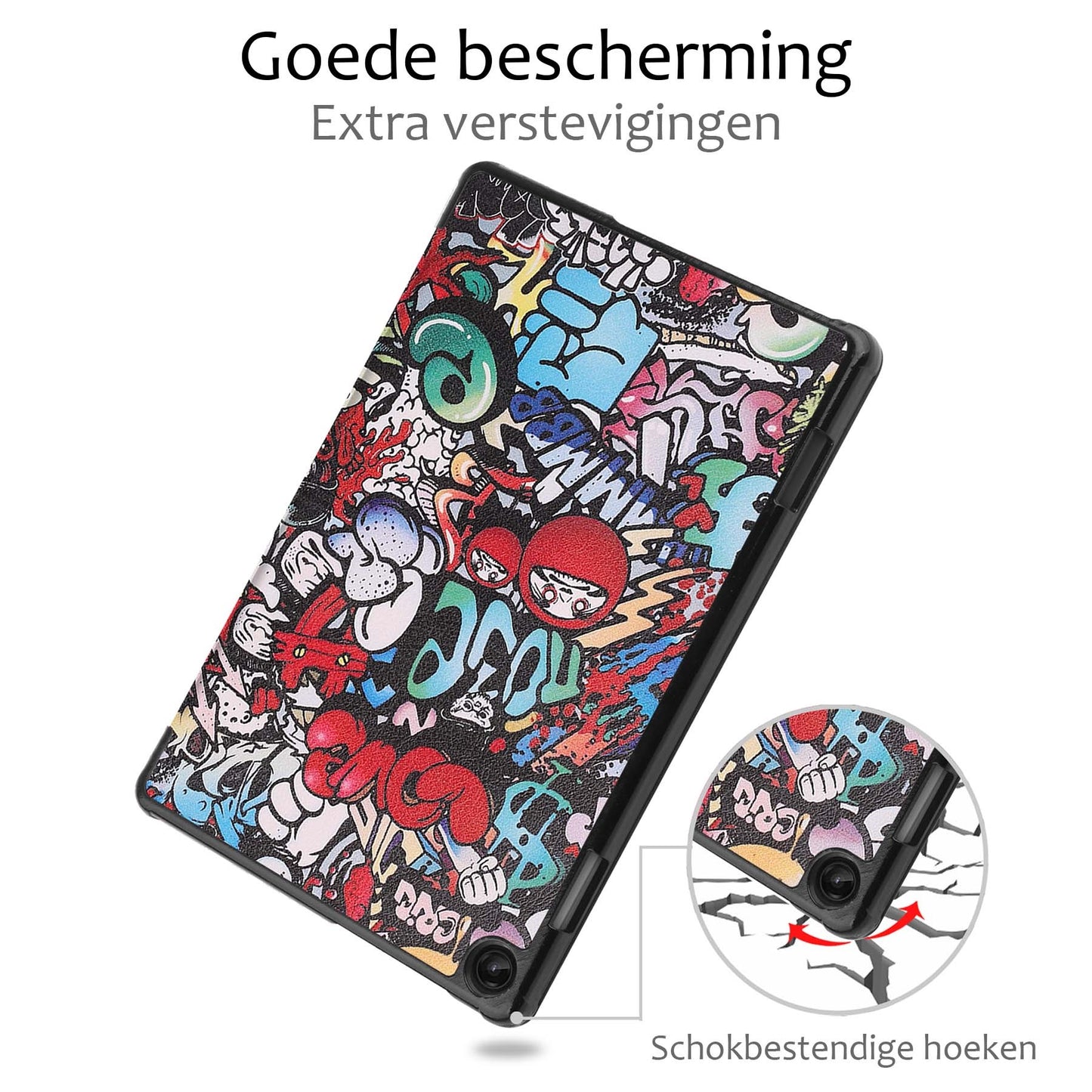 Lenovo Tab M10 (3rd gen) Hoesje Book Case - Graffity