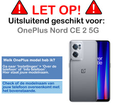 OnePlus Nord CE 2 Hoesje met Koord Backcover Shockproof - Transparant