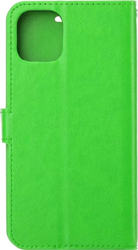 iPhone 11 Hoesje Book Case Kunstleer - Groen