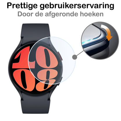 Samsung Watch 6 40 mm Screenprotector Gehard Glas - Anti-kras