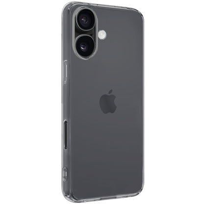 iPhone 16 Plus Hoesje Siliconen Backcover Lichtgewicht - Transparant