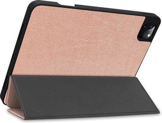 iPad Pro 2020 (11 inch) Hoesje Book Case Met Apple Pencil Uitsparing - Rosðð goud