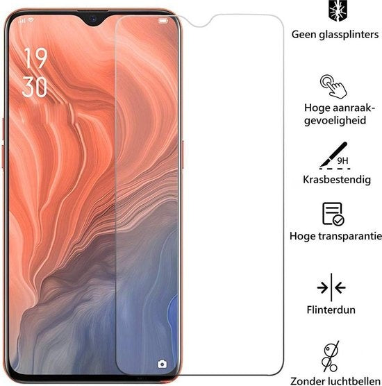 OPPO Reno Z Screenprotector Tempered Glass