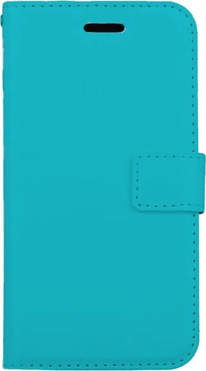 iPhone XR Hoesje Bookcase Cover met Kaarthouder - Turquoise