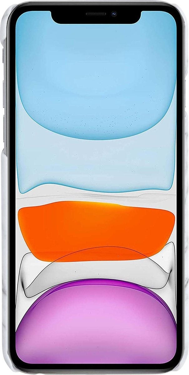 iPhone 11 Pro Hoesje Marmer - Wit