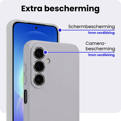 Samsung A27 Hoesje Siliconen Backcover Lichtgewicht - Lila