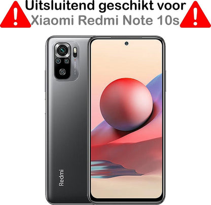 Redmi Note 10S Screenprotector Gehard Glas - Anti-kras