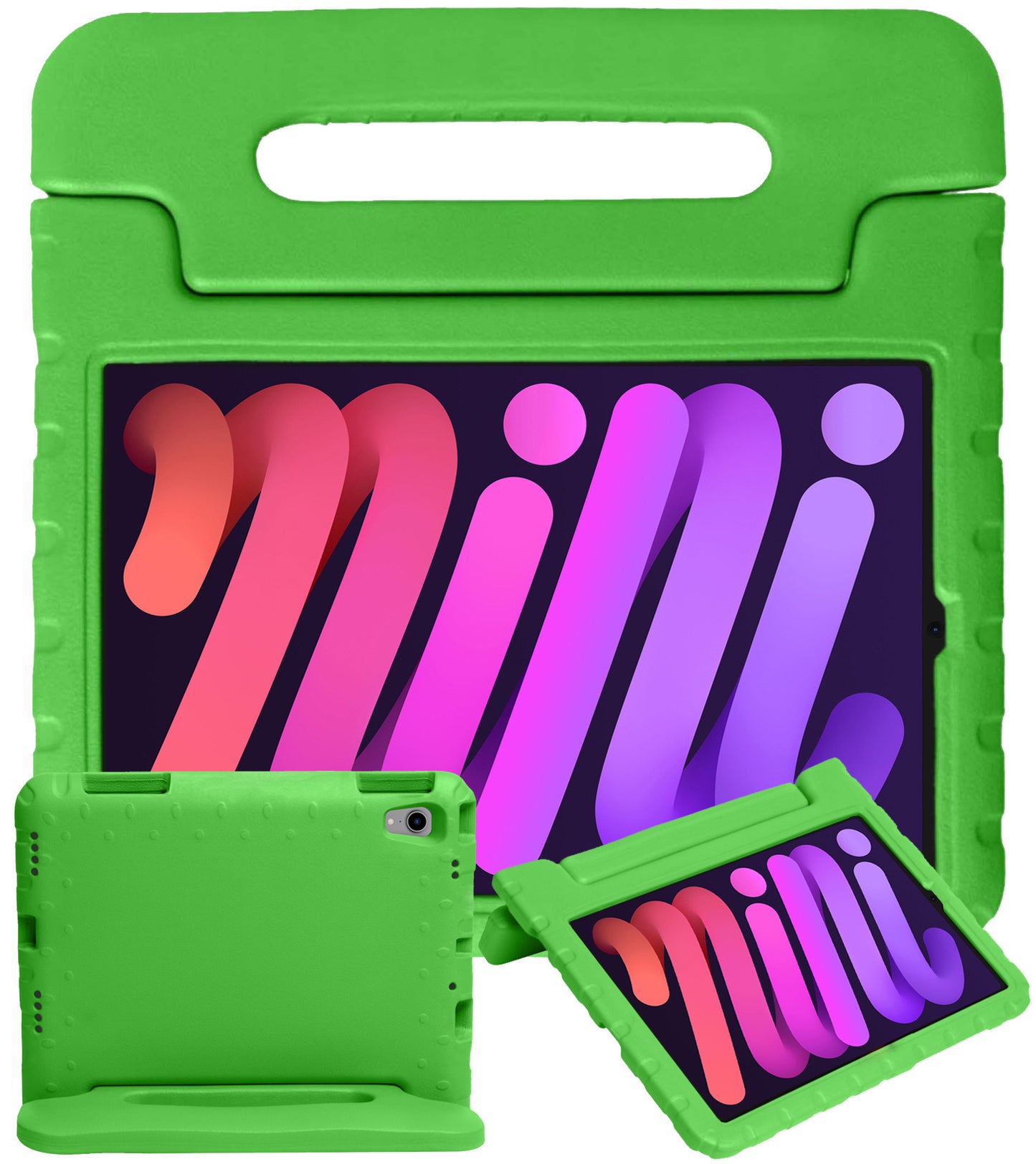 iPad Mini 6 Hoesje Kids Cover Bumper - Groen