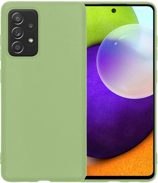 Samsung A52 Hoesje Siliconen - Groen