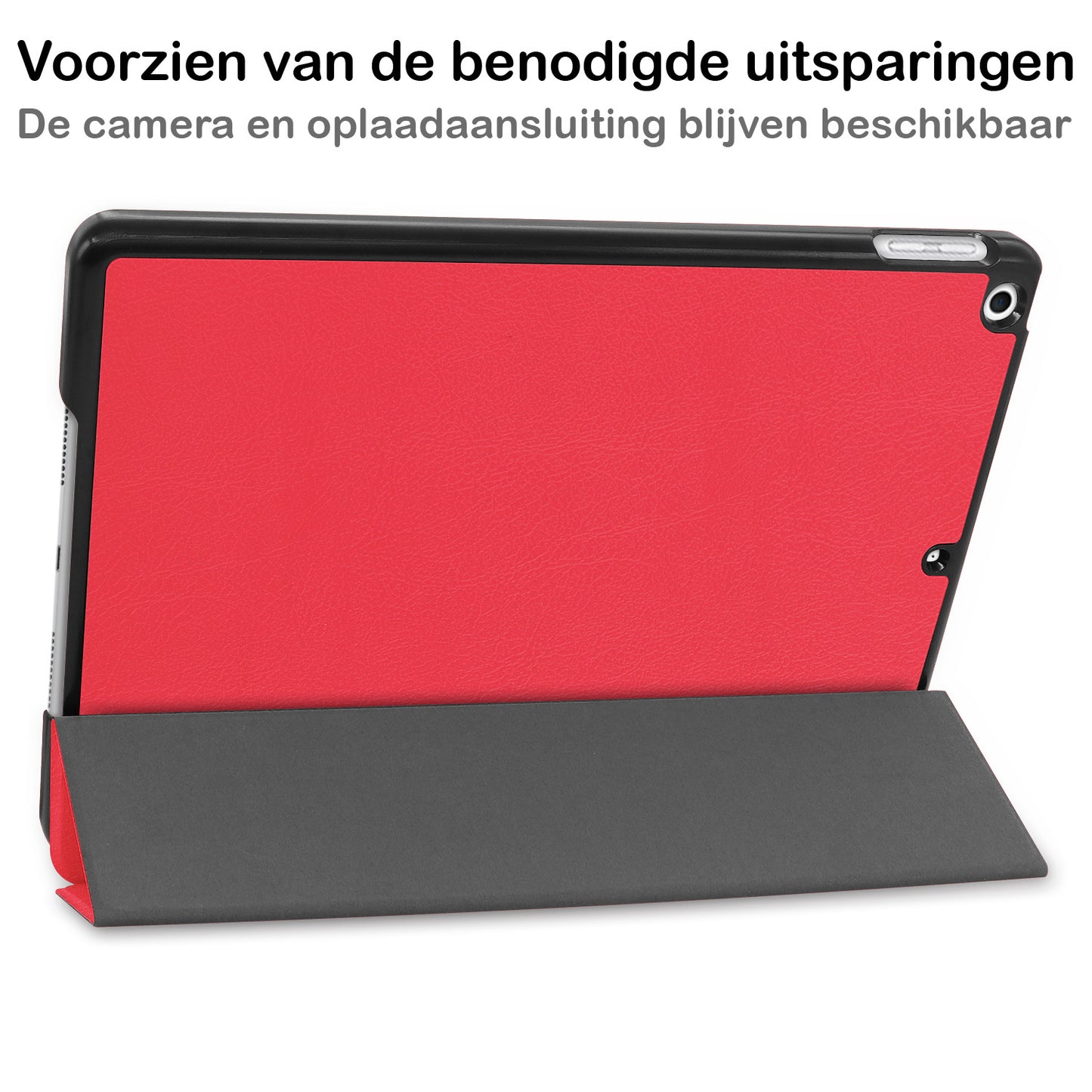 iPad 10.2 2021 Hoesje Book Case - Rood