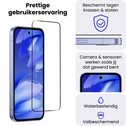 Google Pixel 9a Screenprotector Gehard Glas - Full Screen