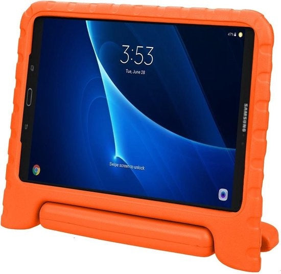 Samsung Galaxy Tab A 10.1 2019 Hoesje Kids Cover Bumper - Oranje