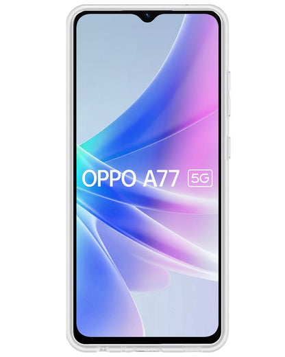 OPPO A77 Hoesje Siliconen - Transparant