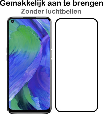 OPPO A54 5G Screenprotector Gehard Glas - Full Screen