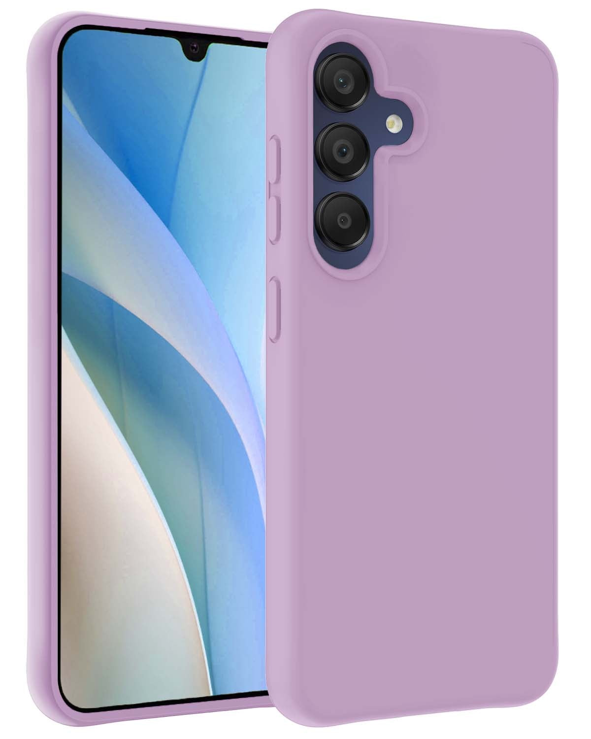 Samsung A15 Hoesje Siliconen - Lila