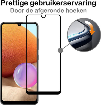 Samsung A32 5G Screenprotector Gehard Glas - Full Screen