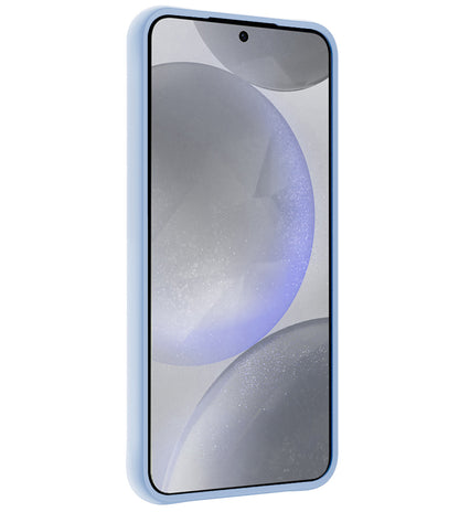 Samsung S24 Plus Hoesje Siliconen Backcover Lichtgewicht - Lichtblauw