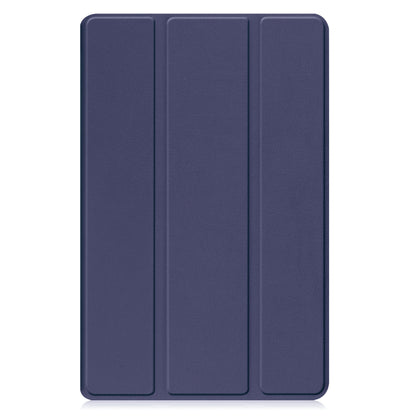 Samsung Galaxy Tab A9 Plus Trifold Bookcase Hoes - Donkerblauw