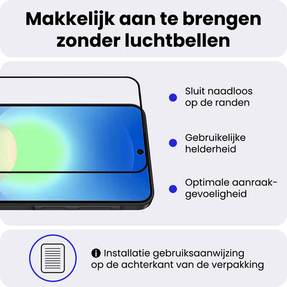 Samsung A27 Screenprotector Gehard Glas - Full Screen