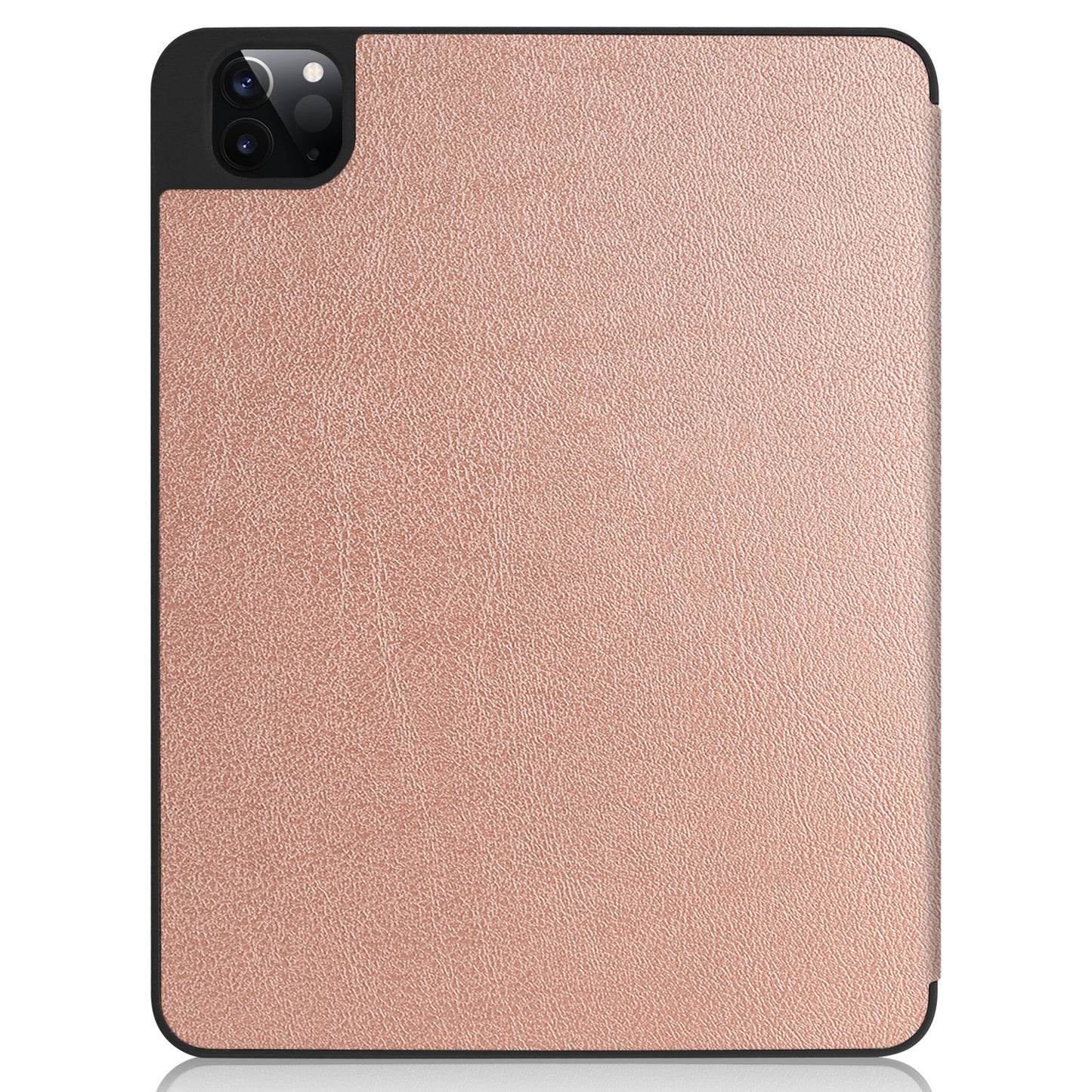 iPad Pro 2021 (12,9 inch) Hoesje Book Case Met Apple Pencil Uitsparing - Rosðð goud