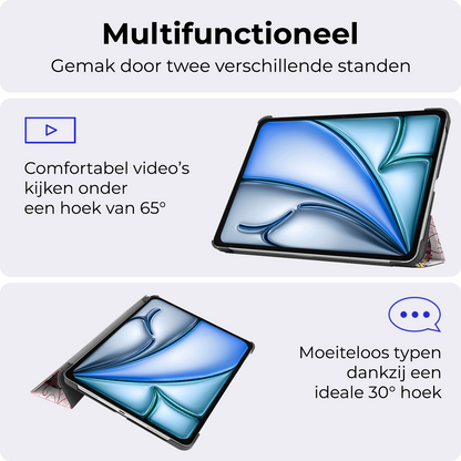 iPad Air 2024 / 2025 (11 inch) Trifold Bookcase Hoes - Elfje