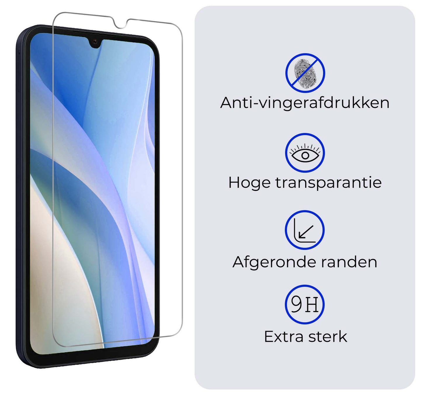 Samsung A15 Screenprotector Tempered Glass