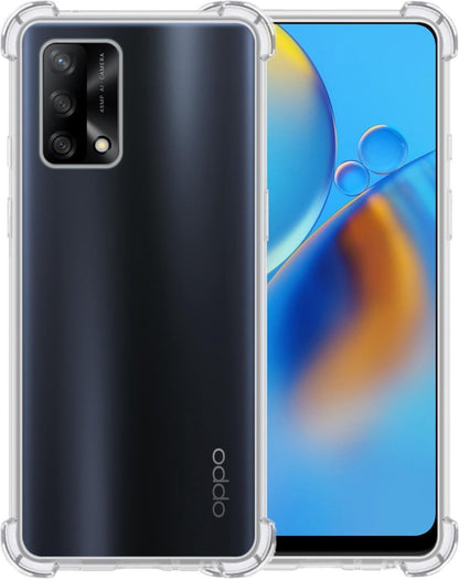 OPPO A74 4G Hoesje Shockproof Backcover Siliconen - Transparant