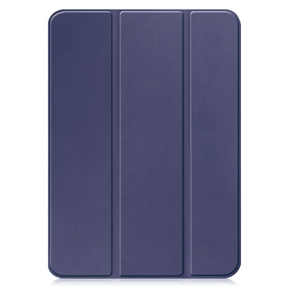 iPad 2022 / 2025 (A16 ) Trifold Bookcase Hoes - Donkerblauw