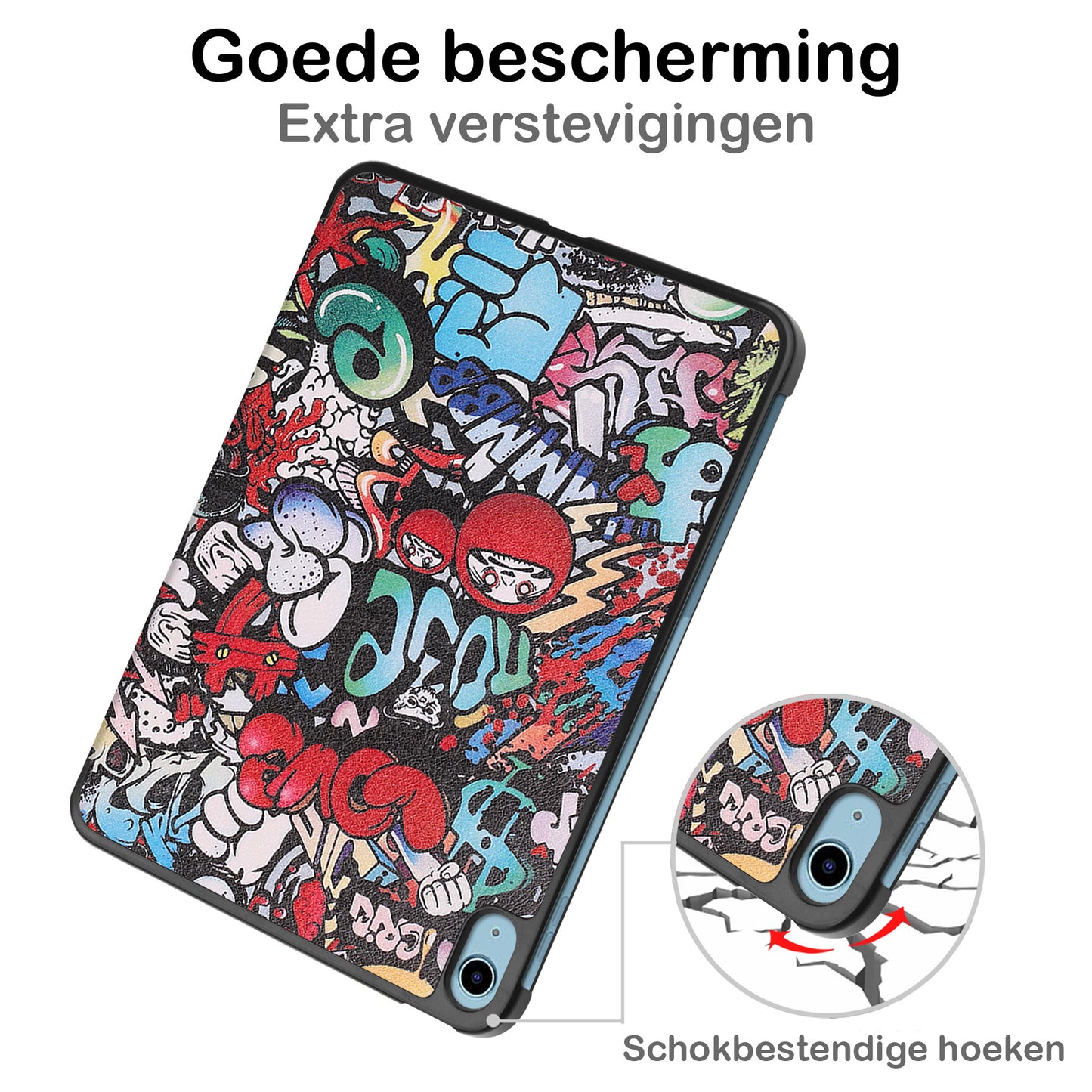 iPad 2022 Hoesje Book Case - Graffity