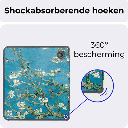 Kobo Libra Colour Bookcase Hoes Shockabsorberend - Bloesem