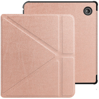 Kobo Libra 2 Trifold Bookcase Hoes - Rosé Goud