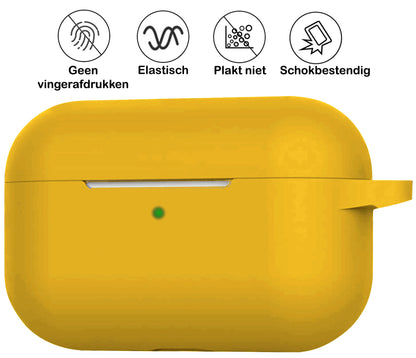 AirPods 3 Hoesje Siliconen Krasbestendig - Geel