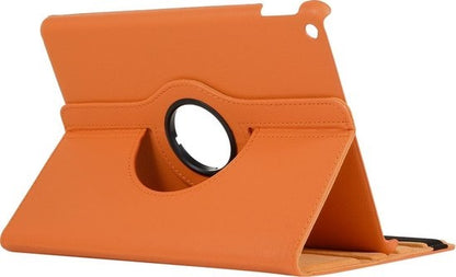 iPad 10.2 2019 Trifold Bookcase Hoes 360 Graden Draaibaar - Oranje