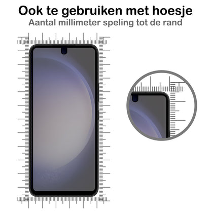 Samsung S23 Plus Screenprotector Gehard Glas - Privacy
