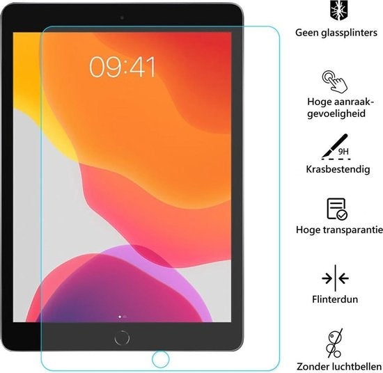 Screenprotector Geschikt voor iPad 10.2 2019 Screenprotector Glas